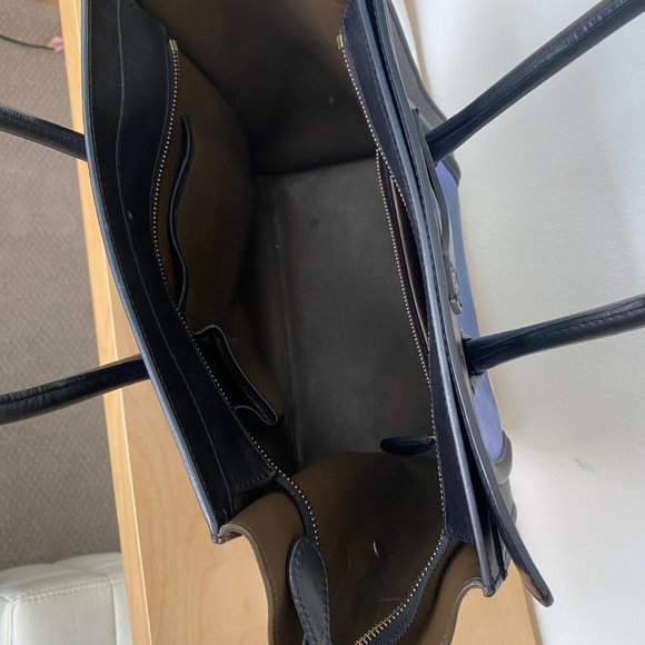 COPY - CELINE MINI LUGGAGE 3 COLOR LEATHER HANDBAG - Picture 10 of 10